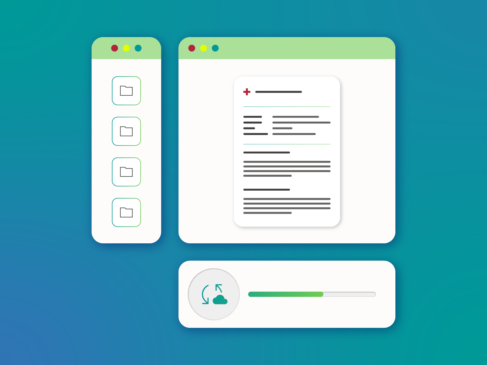 What is medical record hosting?